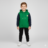 Green & Blue Fleece Hoodie - Maa Sadqay