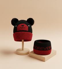 Woolen Cap with Neck Warmer- 2pc Set - Bc121