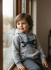 Boys Fleece Hoodie - Little Helper