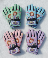 Kids Warm Snow SKi Waterproof Parachute Gloves For Girls- Sofia 6-12 y