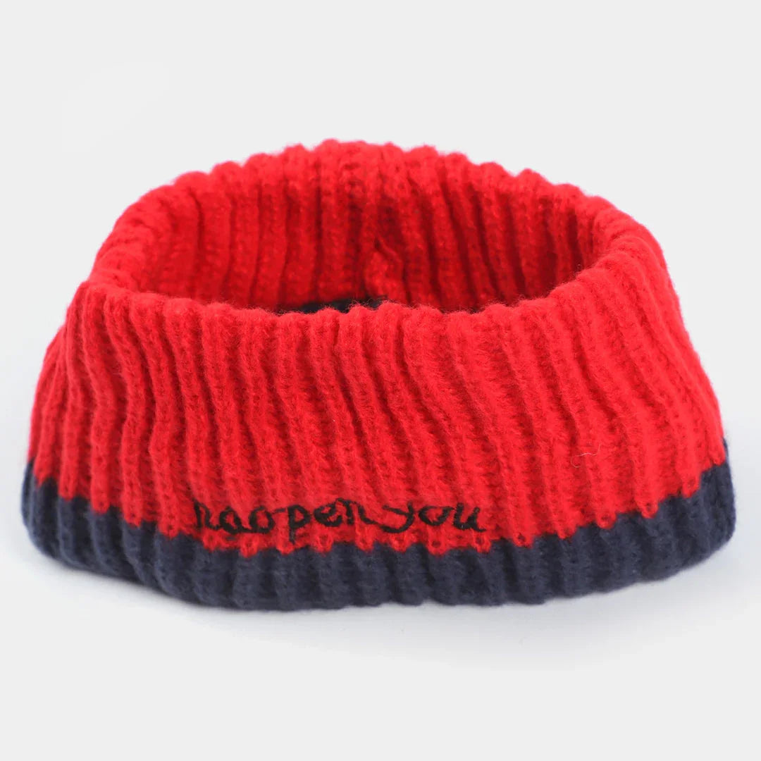 BC111 - Woolen Cap with Neck Warmer- 2pc Set - Maa Sadqay