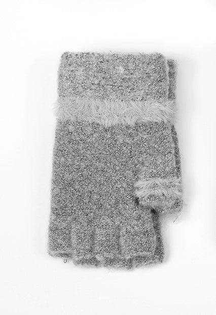 LADIES FINGERLESS WINTER WOOLEN MITTENS - Maa Sadqay