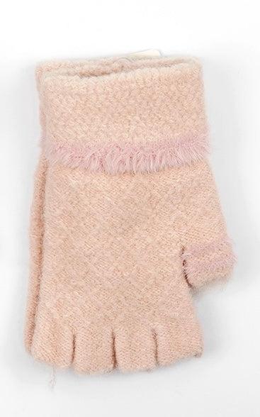 LADIES FINGERLESS WINTER WOOLEN MITTENS - Maa Sadqay