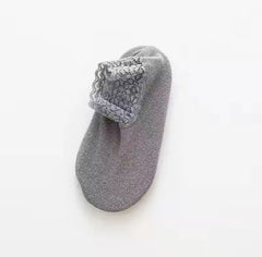 Thermal Fleece Socks with Lace