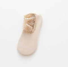 Thermal Fleece Socks with Lace
