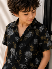 Boys Striped Relaxed Fit Cotton Shirt -BCS150