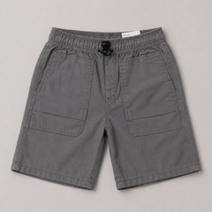 Boys Lightweight Drawstring Summer Shorts - BSGR01 (Grey)