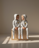 Premium Fleece hoodied Unisex Jogger Suit for Kids - Be Happy