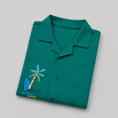 Summer Escape Camp Collar Button-Down Shirt - BCOS1011