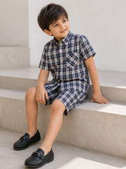 Boys Classic Check Co-ord Set - BCSC54