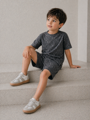 Boys Monogram Print Co-ord Set - BCSRN103