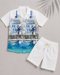 Boys Summer Resort Hawaiian Co-ord Set – BNS2001