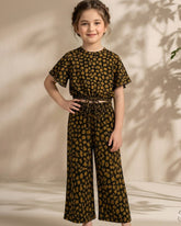 Girls Leapord Co Ord Set - GCSSF520