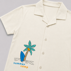 Summer Escape Camp Collar Button-Down Shirt - BCOS1013