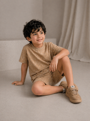 Boys Monogram Print Co-ord Set - BCSRN100