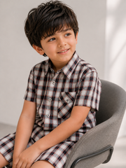Boys Classic Check Co-ord Set - BCSC53