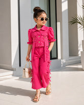 Girls Summer Chic Co ord Set - GCSP532