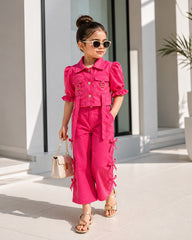 Girls Summer Chic Co ord Set - GCSP532