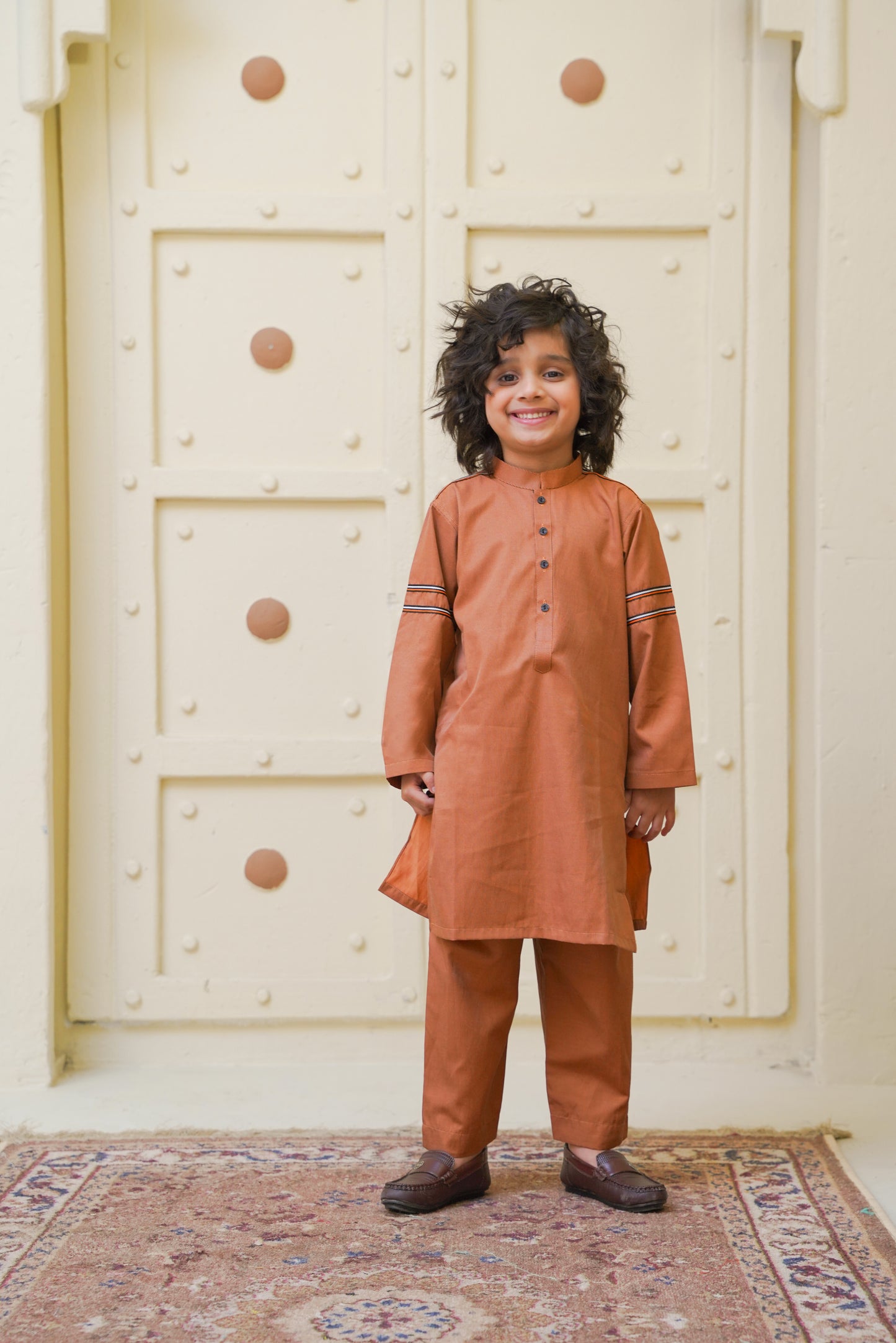 Funky Orange Boys Suit