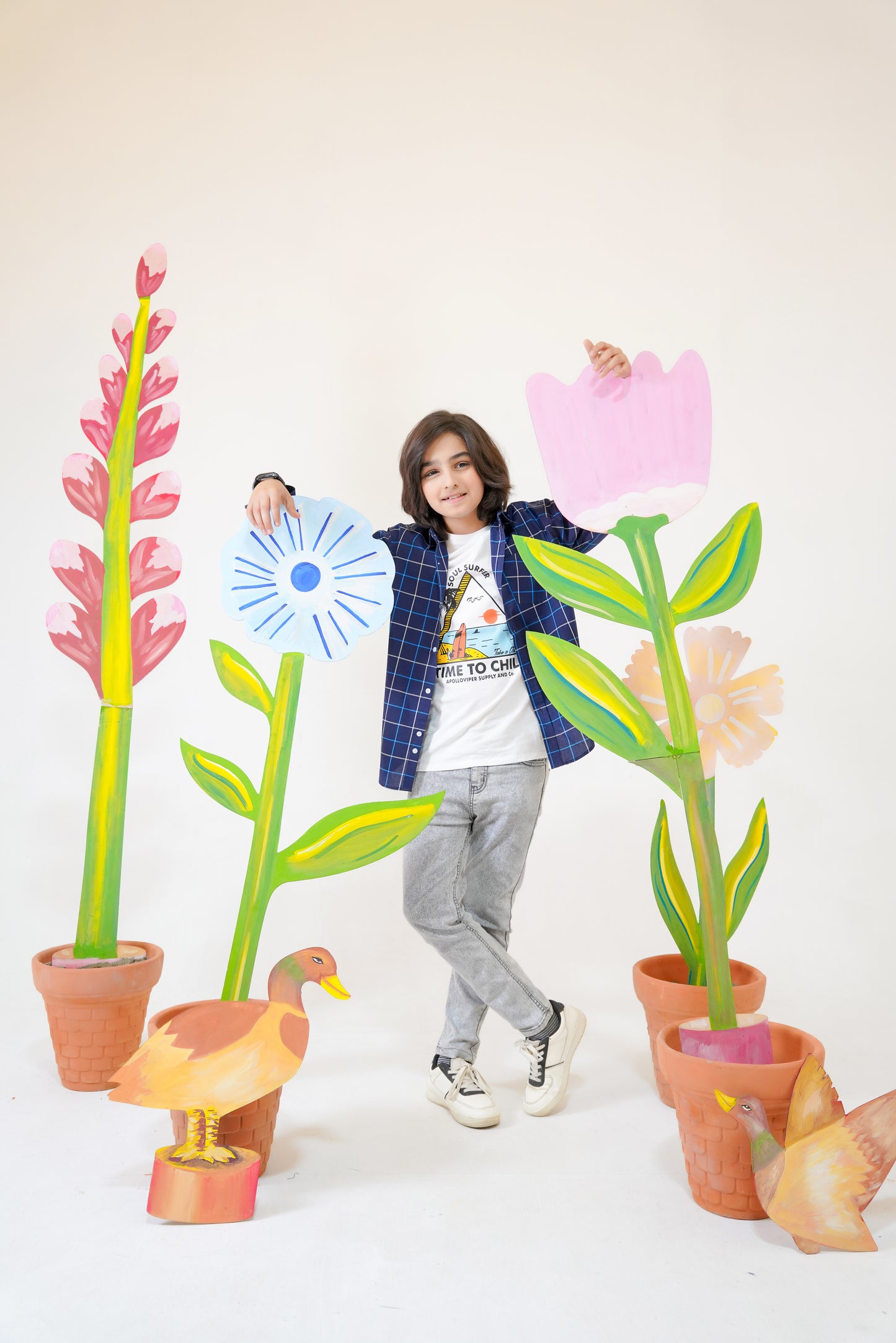 Blue Checkered Full Sleeves Casual shirt -BCS03