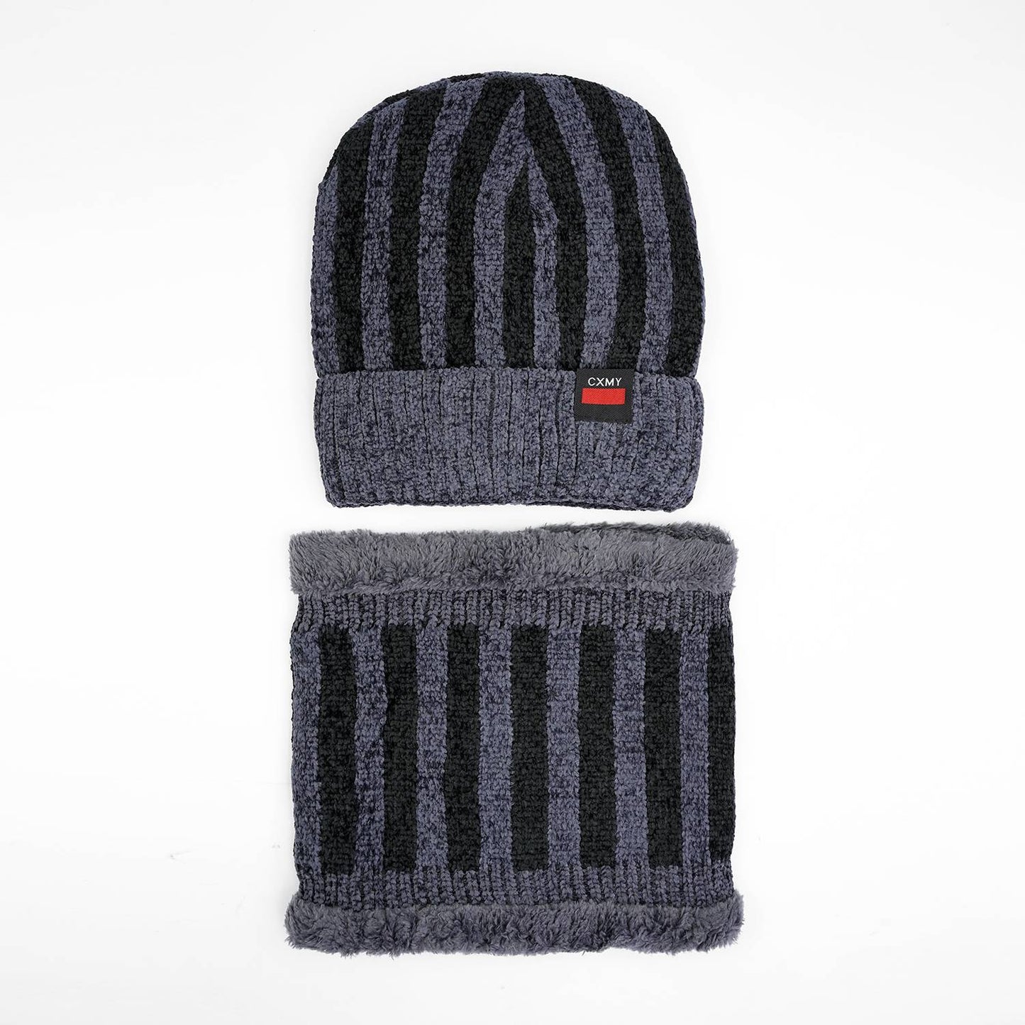 BC117 - Warm Woolen Cap with Neck Warmer- 2pc Set