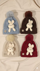 3D Teddy Woolen Cap 2-8y - Bc119