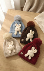 3D Teddy Woolen Cap 2-8y - Bc119