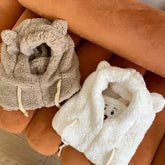 BC114 - Warm Plush 2 in 1 Cap with Mask - Free Size - Maa Sadqay