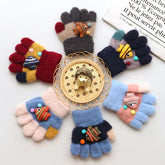 Kids Warm Woolen Premium Plush Gloves - FISHY 1-3 y