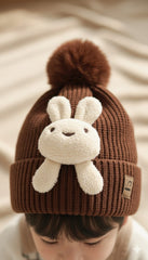 3D Teddy Woolen Cap 2-8y - Bc119