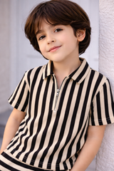 Boys Premium Waffle Knit Summer Co-ord Set - BCSOM151