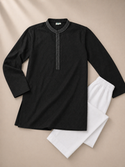 Boys Soft Summer Cotton Kurta Trouser Set - BKP602
