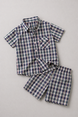 Boys Classic Check Co-ord Set - BCSC54