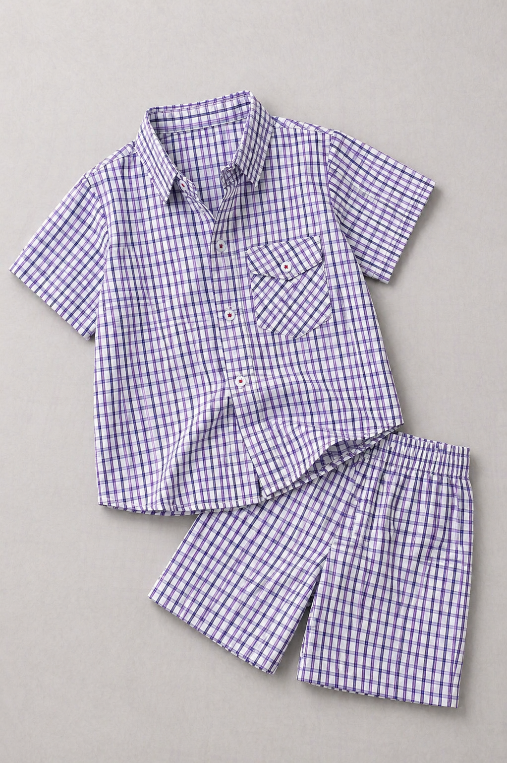 Boys Classic Check Co-ord Set - BCSC51