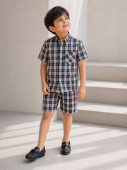 Boys Classic Check Co-ord Set - BCSC54