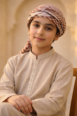 Kids Thobe With Trouser - Premium Islamic Wear for Children - Maa Sadqay