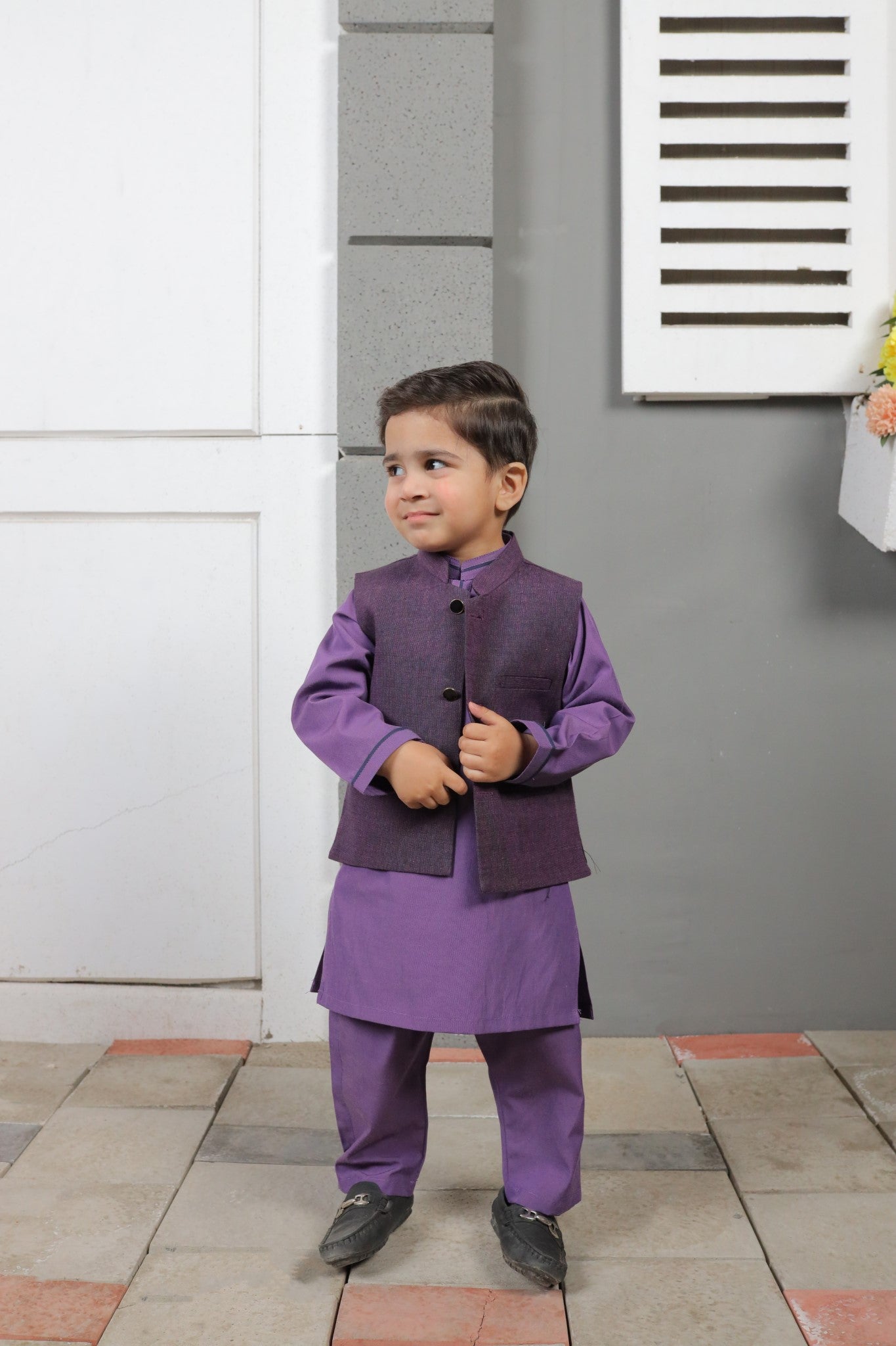 Purple Passion Boys Suit