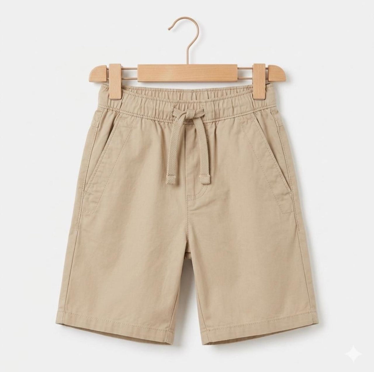 Boys Lightweight Drawstring Summer Shorts - BSSK01 (SKIN)