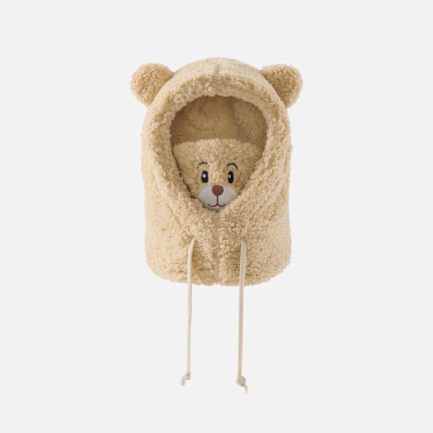 BC114 - Warm Plush 2 in 1 Cap with Mask - Free Size - Maa Sadqay