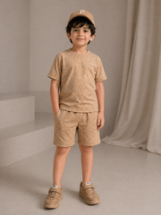 Boys Monogram Print Co-ord Set - BCSRN100