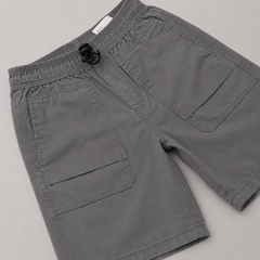 Boys Lightweight Drawstring Summer Shorts - BSGR01 (Grey)