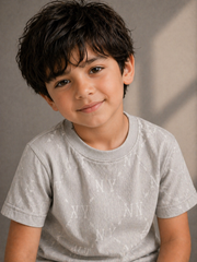 Boys Monogram Print Co-ord Set - BCSRN101
