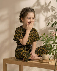 Girls Leapord Co Ord Set - GCSSF520