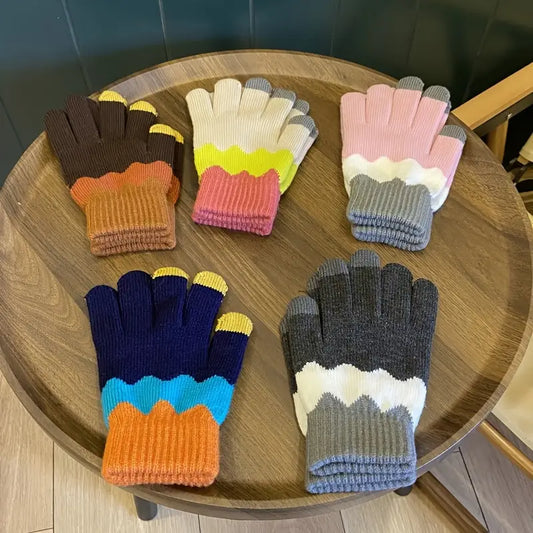 Warm Woolen Premium Multi Gloves - Teens