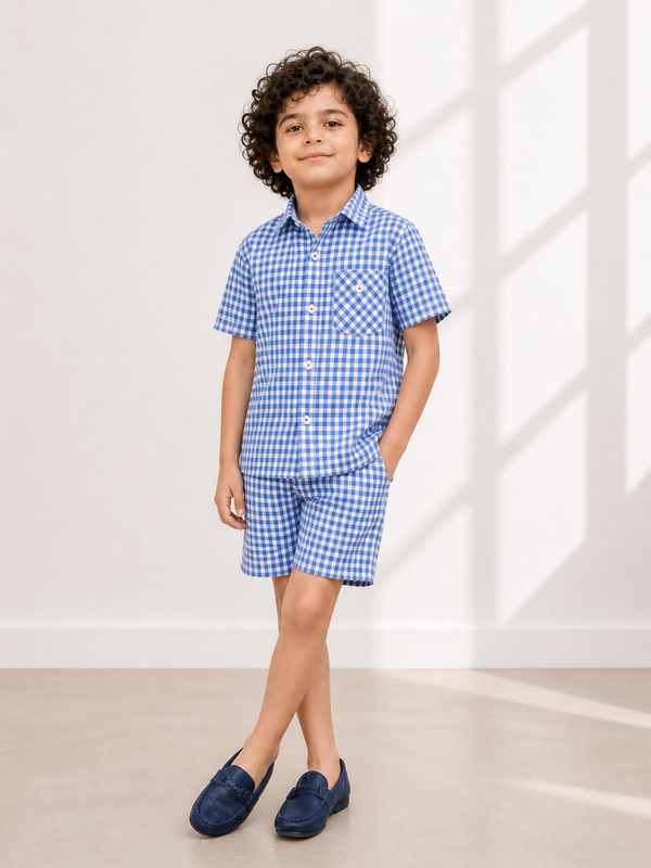 Boys Classic Check Co-ord Set - BCSC55