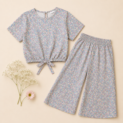 Garden Vibes -Crop-top with Bell Bottom -CT163
