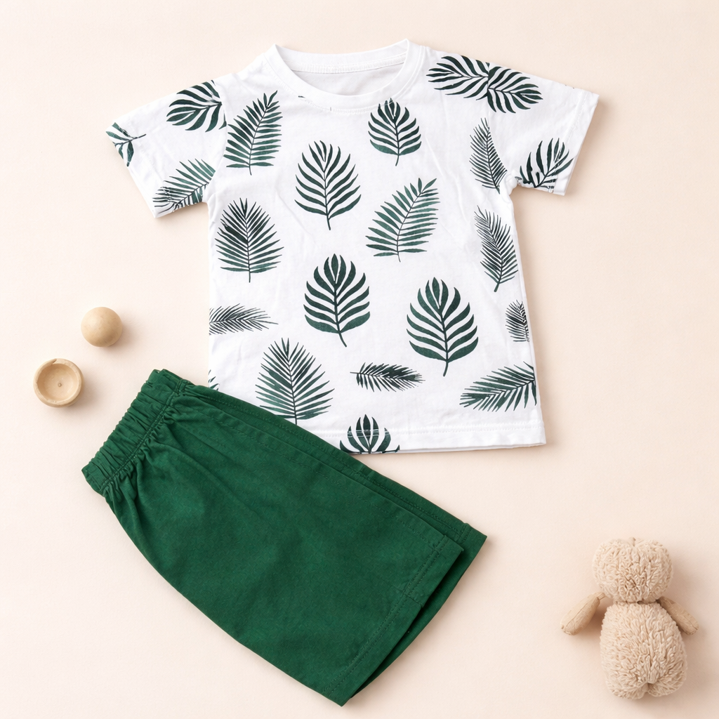 Shirt & Short Set - Nature - Maa Sadqay