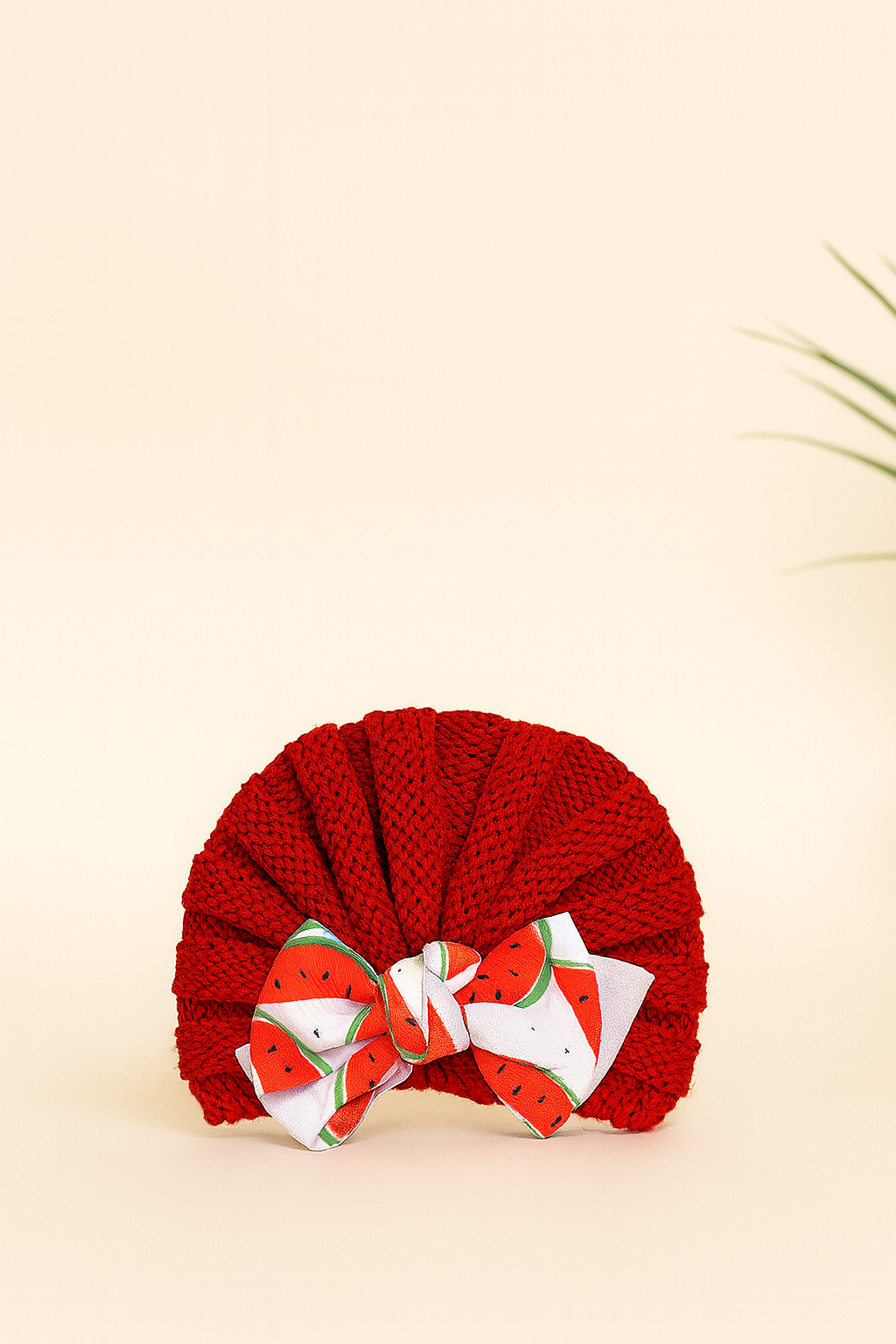 Woolen Turban Caps - Multi Bow