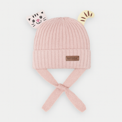 Kids Woolen knitted Caps - Naughty Cat