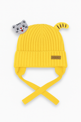 Kids Woolen knitted Caps - Naughty Cat